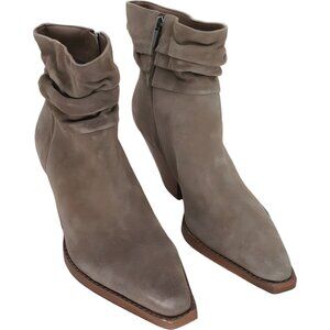 Vince Camuto Women's Western Leather Boots Black Size 8 Slouched